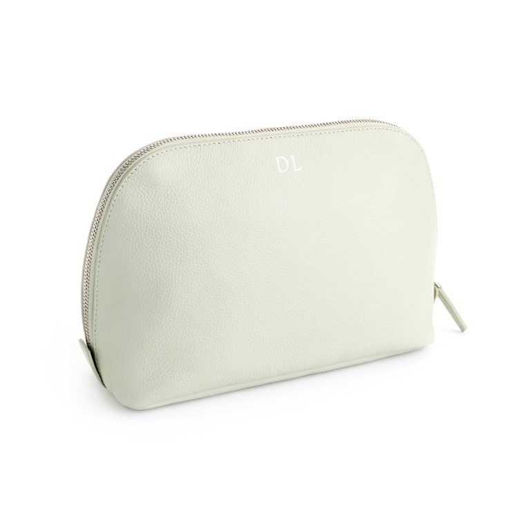 Large Cosmetic Makeup Bag tan