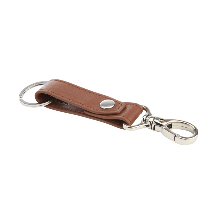 Valet Snap Leather Key Chain dark green