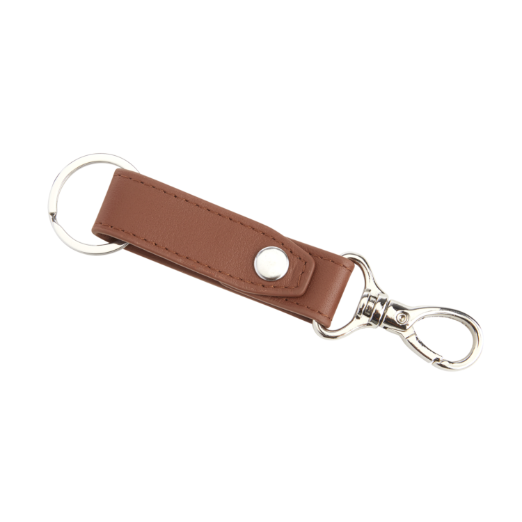 Valet Snap Leather Key Chain dark green