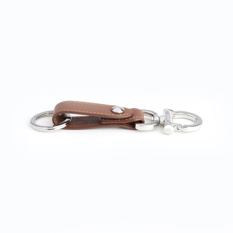 Valet Snap Leather Key Chain dark green