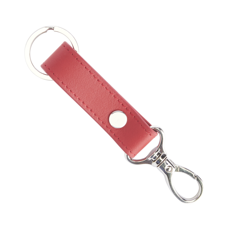 Valet Snap Leather Key Chain dark green