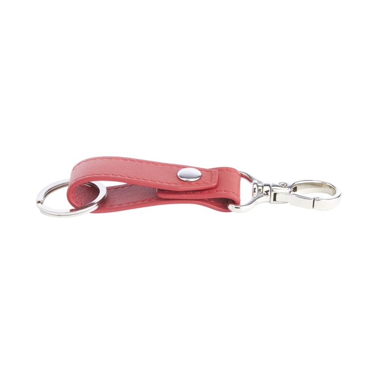 Valet Snap Leather Key Chain dark green