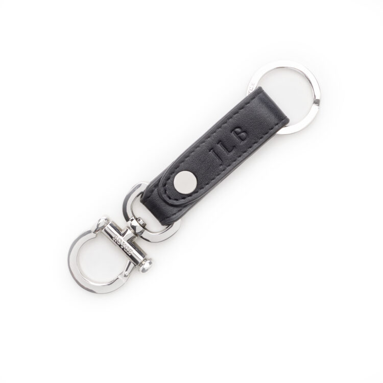 Valet Snap Leather Key Chain dark green