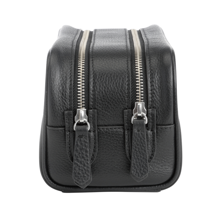 Double Zip Toiletry Wash Bag tan