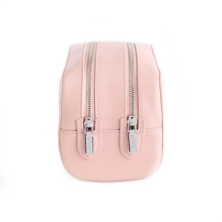 Double Zip Toiletry Wash Bag tan