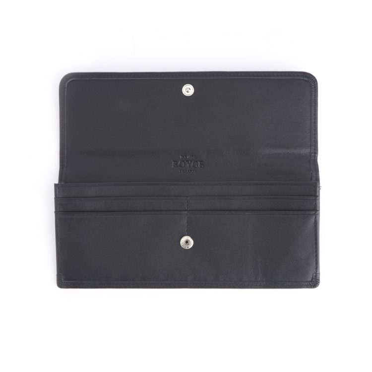 RFID Blocking Clutch Wallet black
