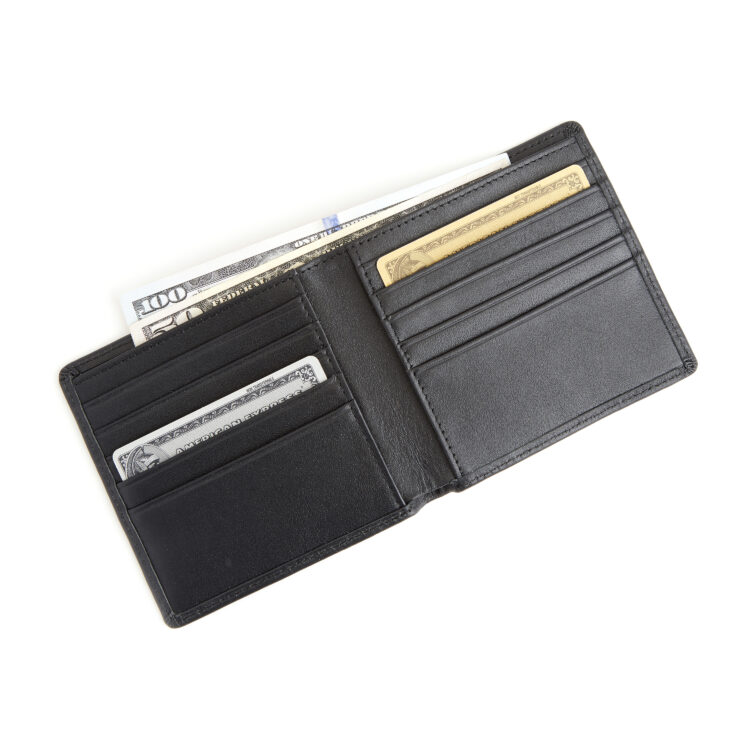 RFID Blocking Bifold Men's Wallet black