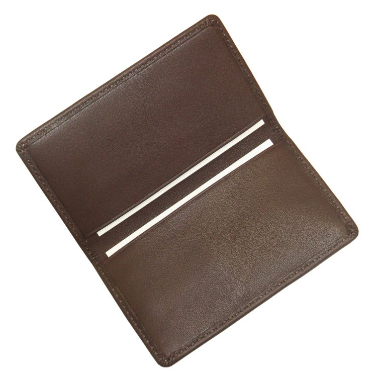 Bifold Business Card Case burgundy