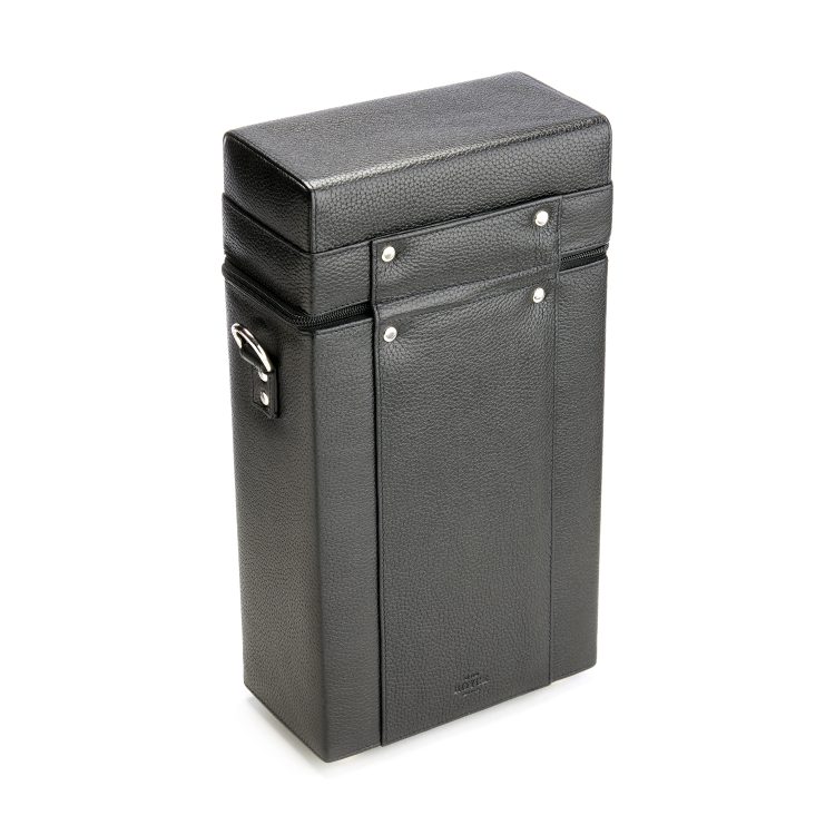 Double Wine Bottle Carrying Bag black