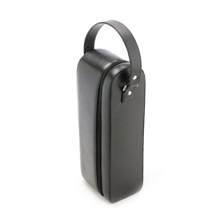 Single Wine Bottle Carrying Case black
