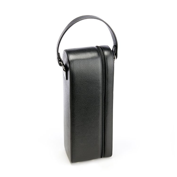 Single Wine Bottle Carrying Case black