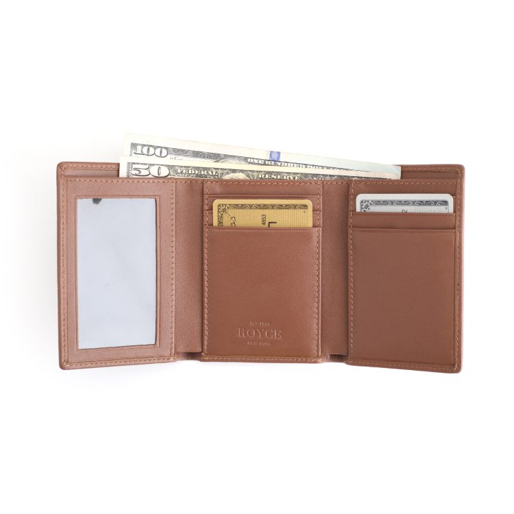 RFID Blocking Men's Trifold Wallet black